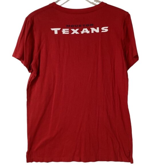 New Era‎ NFL Team Apparel Houston Texans Red T-Shirt Women's Medium - Picture 2 of 6